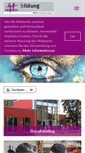 Mobile Screenshot of hephata-bildung.de
